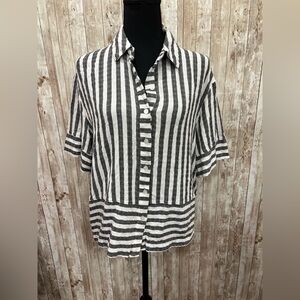 Jane and Delancey Striped Top‎ -Size M